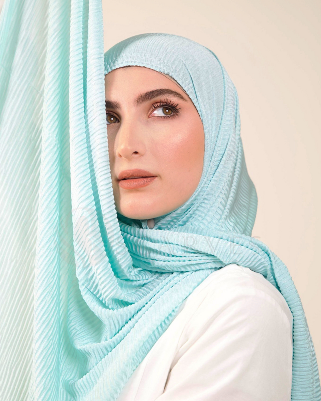 Marble Satin 24 - Aquamarine
