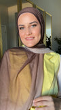 Cashmere KW Ombre Hijab - Coffee