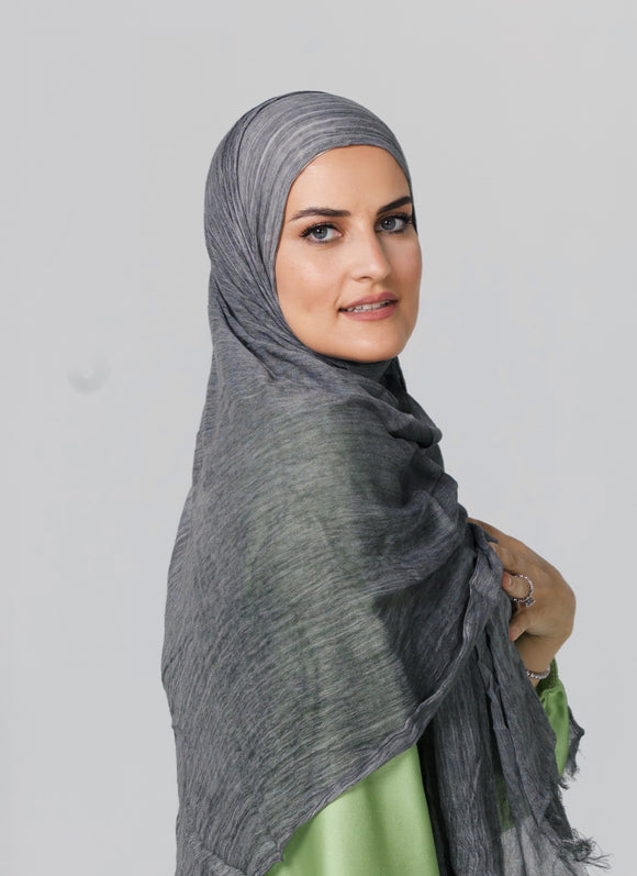Kreshah Hijab - Dark Grey