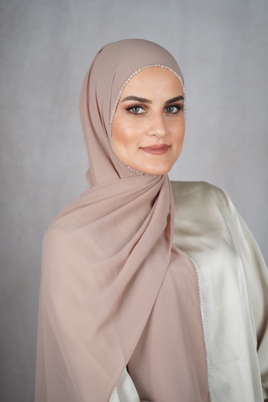 Rose Taupe Hijab – Luna Veil