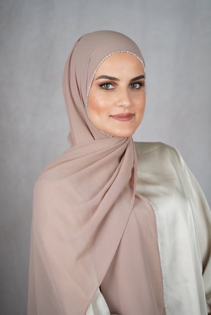 Rose Taupe Hijab – Luna Veil