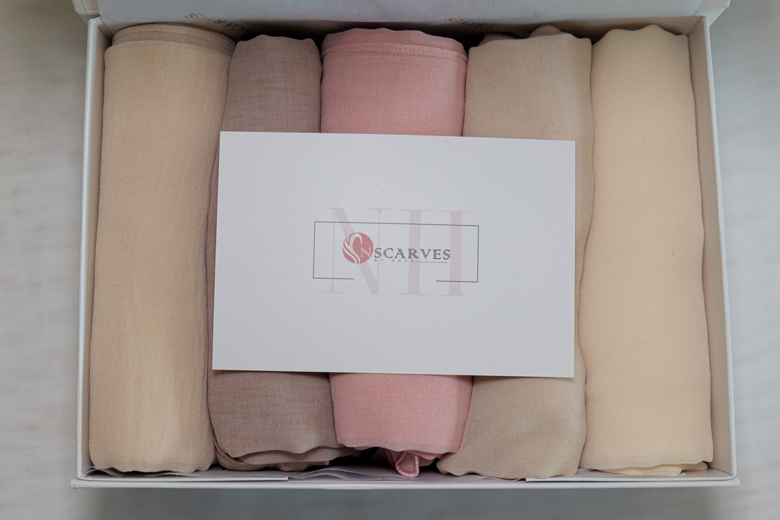 Natural colors Startup Hijab Gift Box