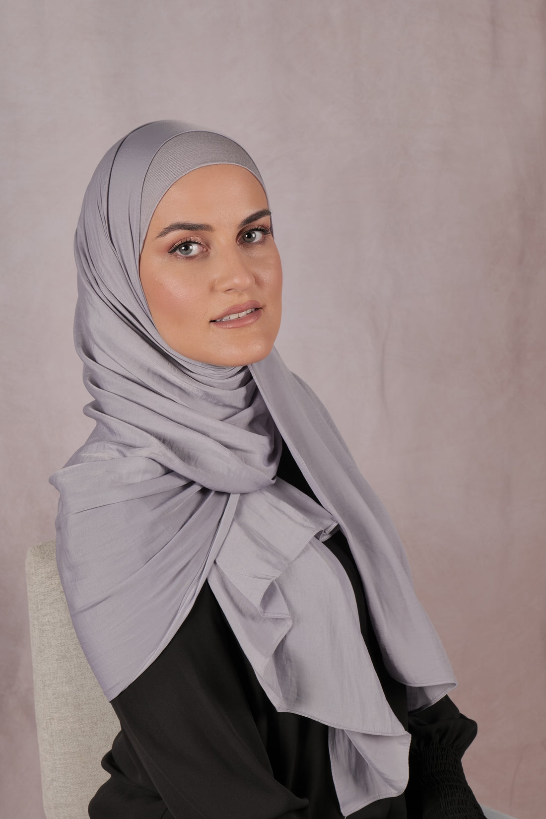 Satin Jazz Matching Set - Steel Grey