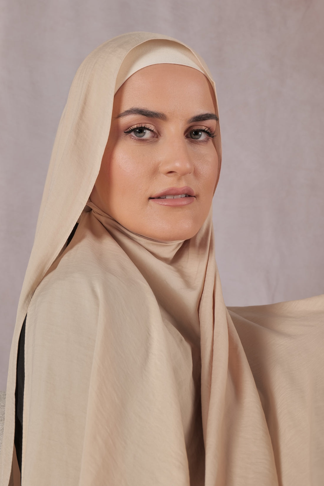 Satin Jazz Matching Set - Soft Beige