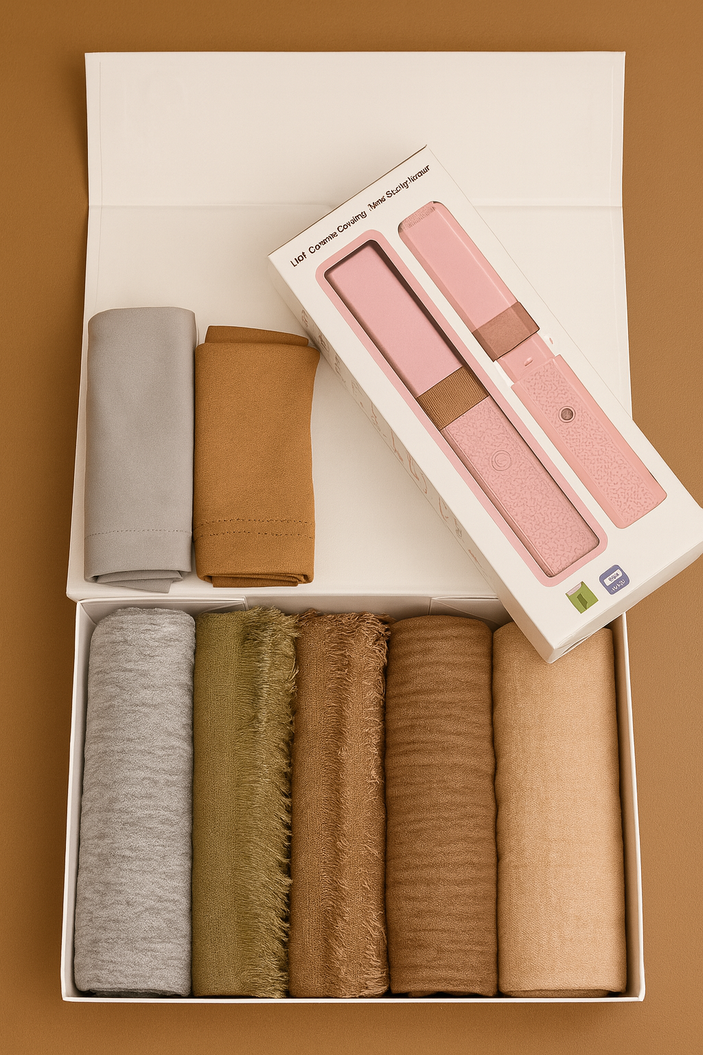 Mix Soft Crinkle Modal Giftbox - Natural