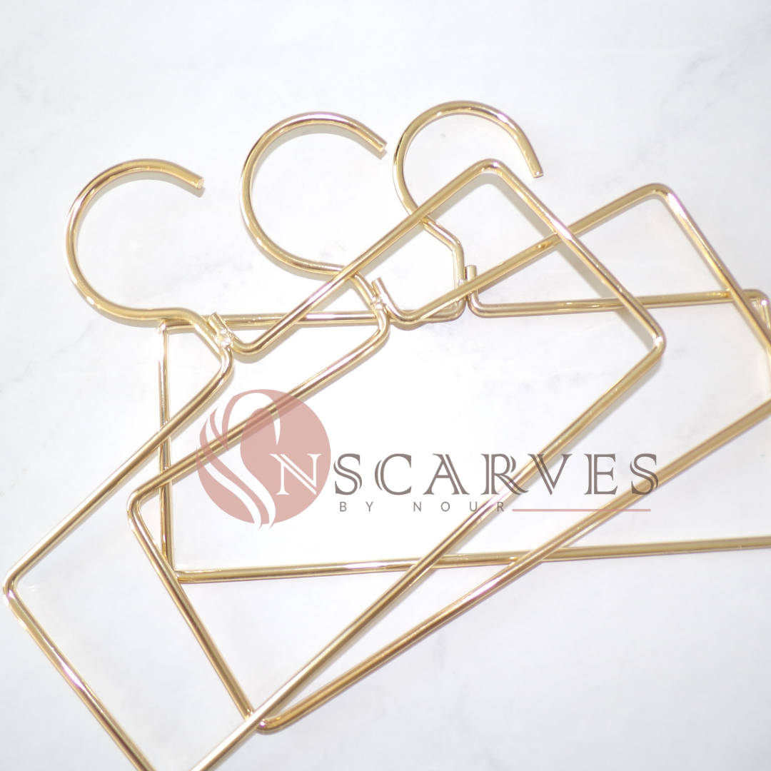 Hijab Hangers- Gold