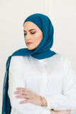 Regular Instant Hijab - Teal Blue