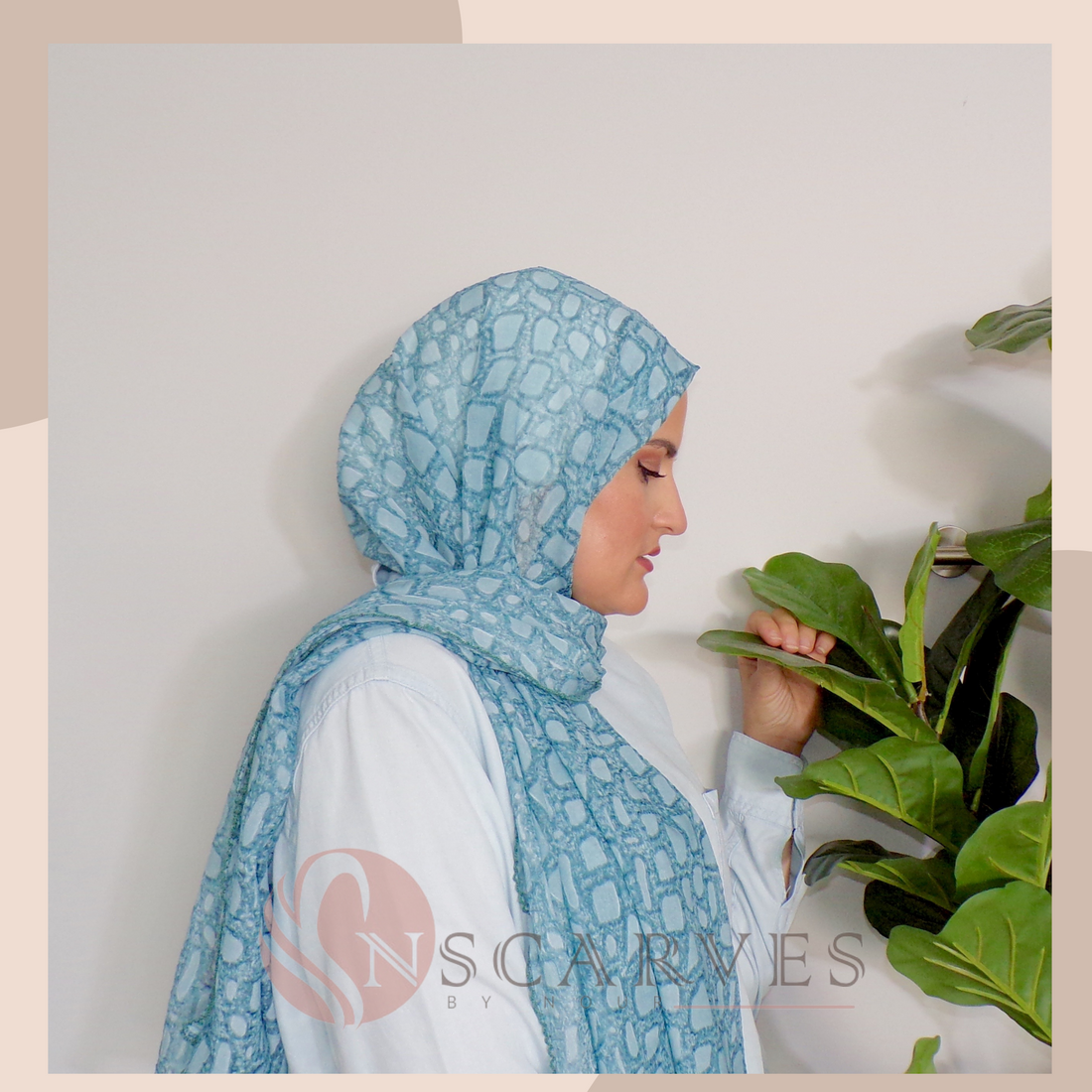 Jacquard Castle Hijab21 - Fayrouz