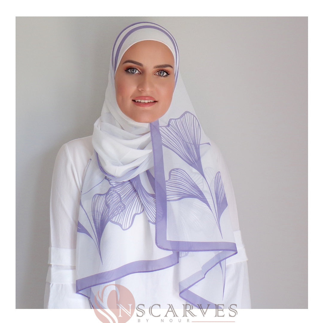 Azalea Edge Hijab- Purple