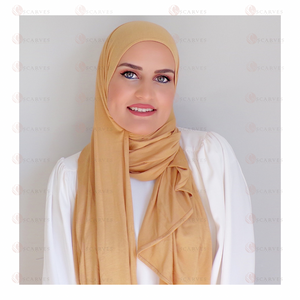 Large Travel Hijab - Mustard